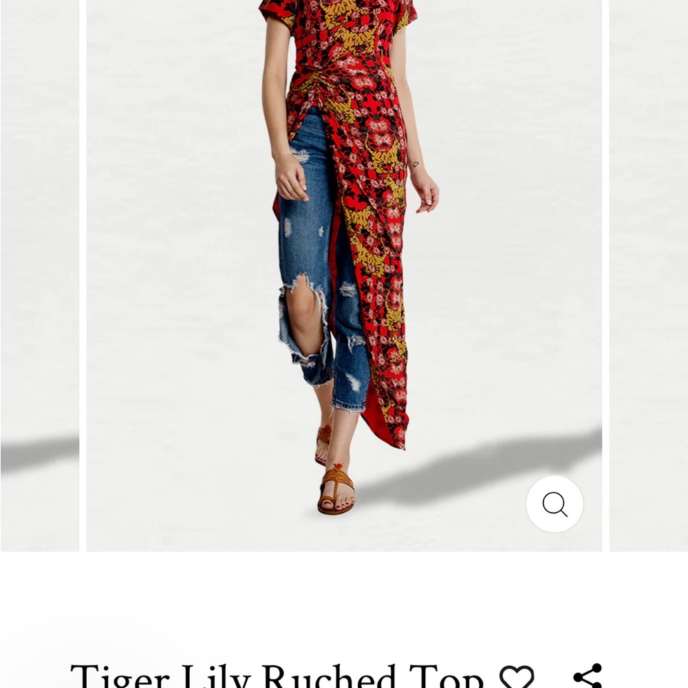 Masaba Tiger Lily Ruched Top